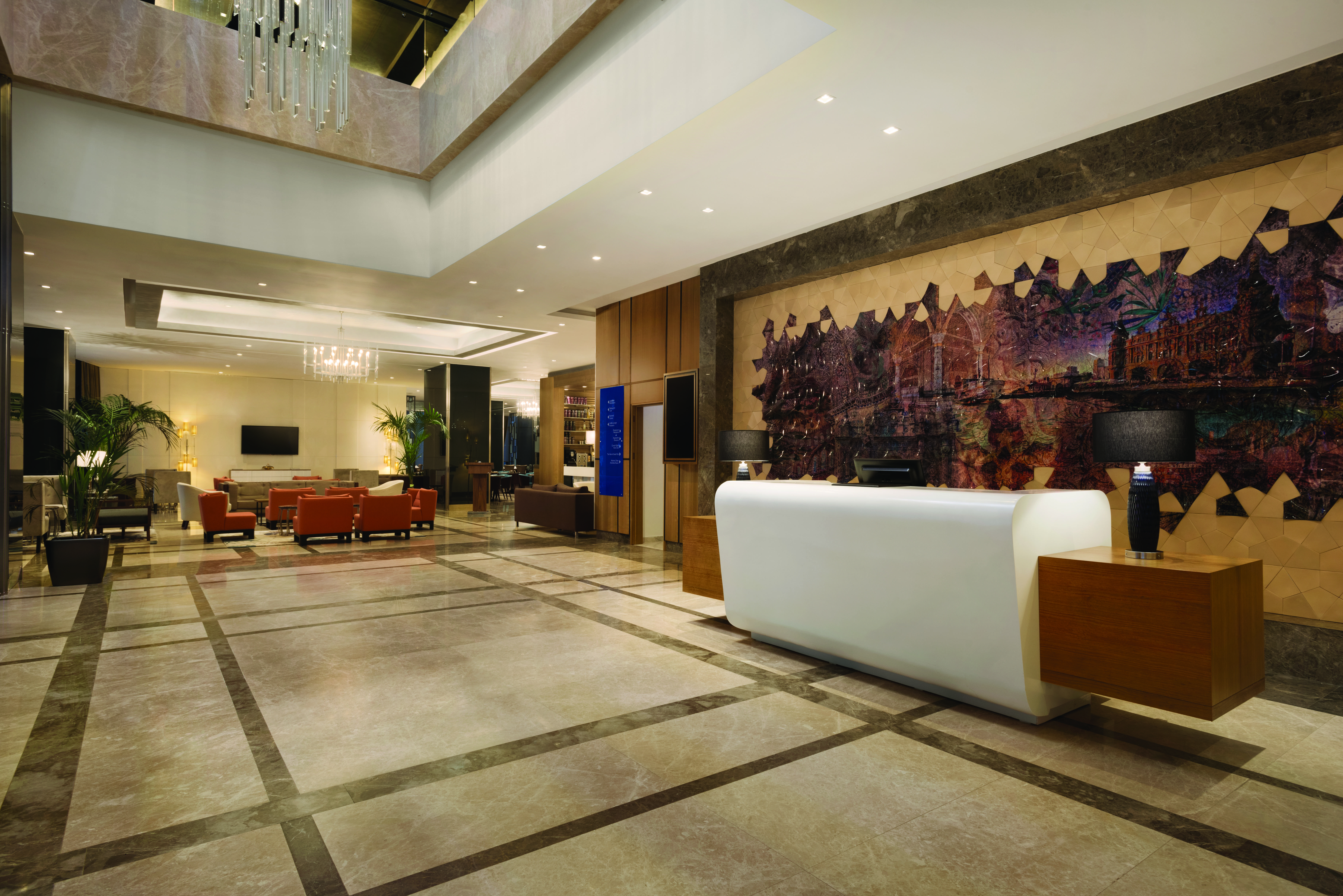 Tryp By Wyndham Istanbul Basin Ekspres Hotel Exterior foto Lobby